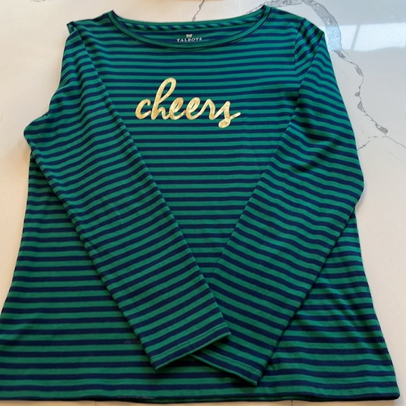 Talbots “Cheers” Long Sleeve Top - Picture 8 of 8